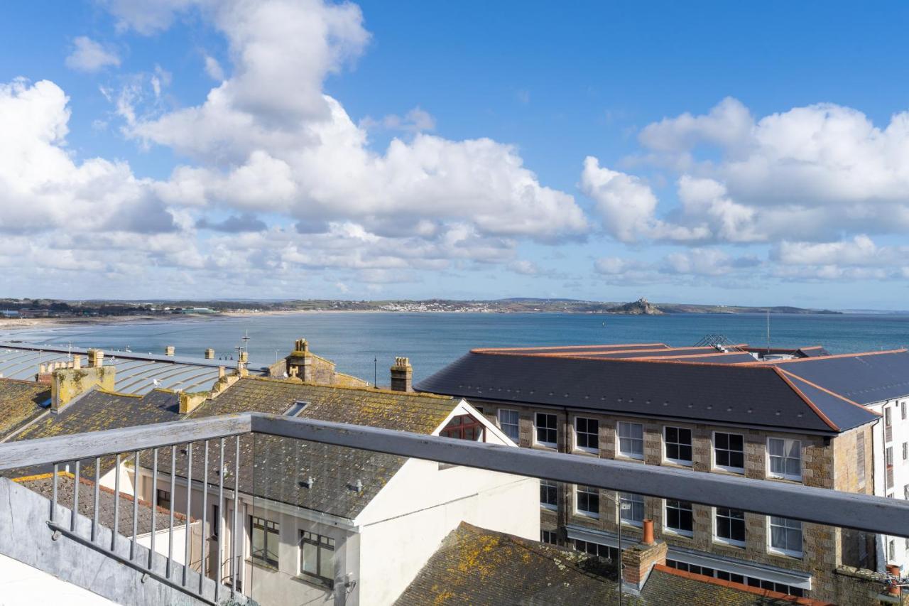 Stunning Views Over Mounts Bay With Balcony Penzance Exterior photo